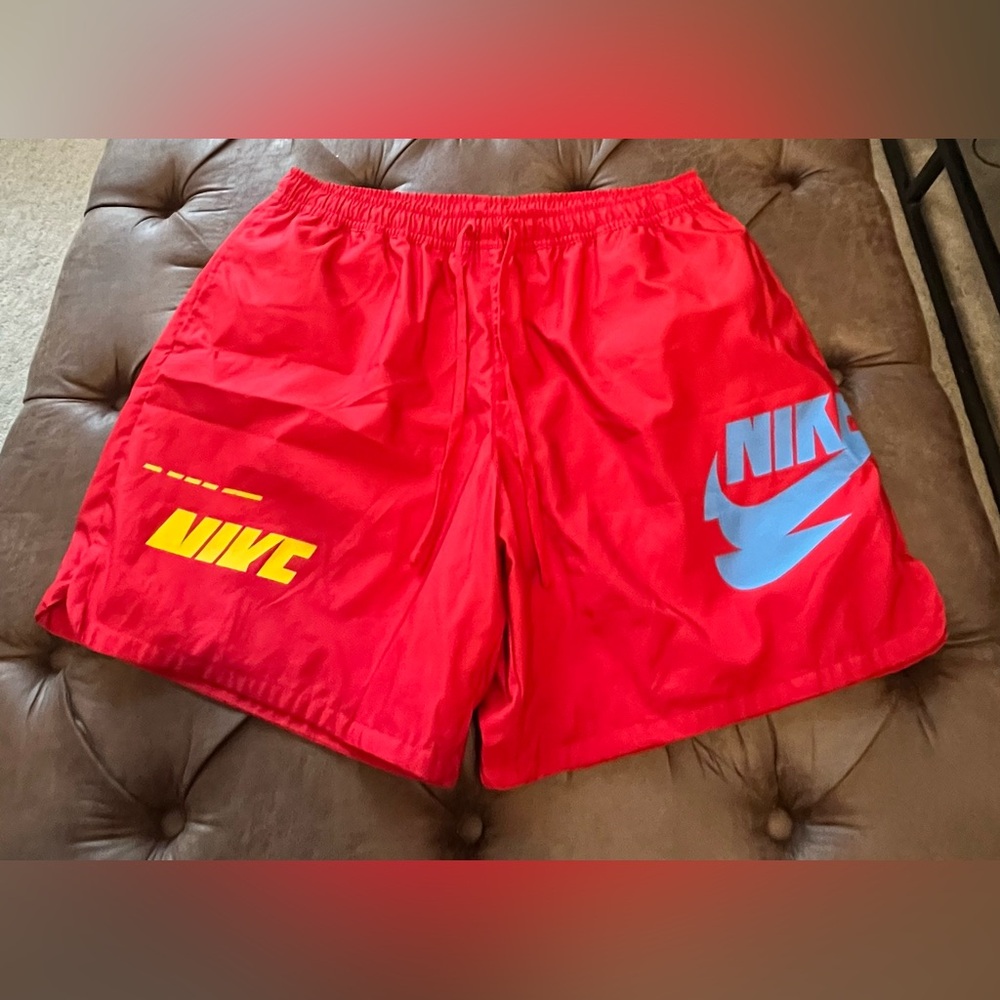 ‼️ Nike Sport Essentials+ Shorts Lined Futura Print (DM6879-657) - Size 2XL
